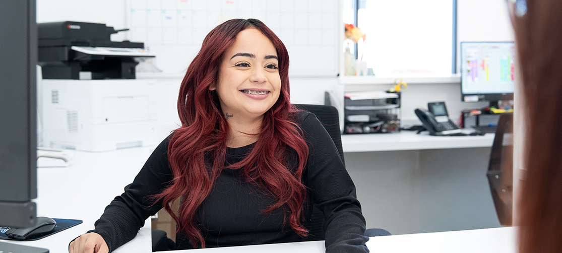 Cadence Kids Dental front desk check-in